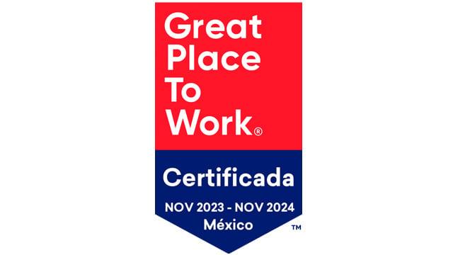 Certified Great Place to Work - Mexico Logo